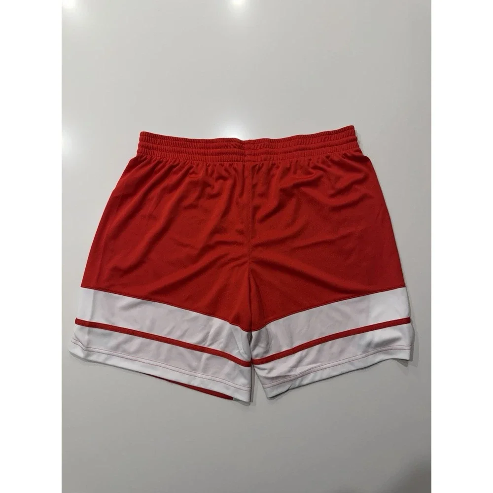 Jordan Stock Overtime Basketball Game Shorts Red White FQ5375-657 Mens XXL